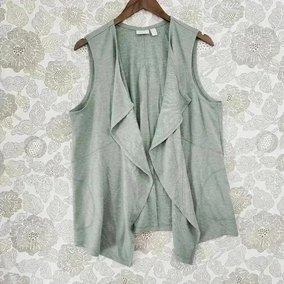 Logo Lounge Waterfall Open Front Women's Cardigan L - Picture 1 of 7